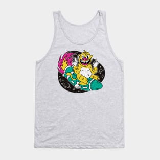 Monkey On Space Rocket Tank Top